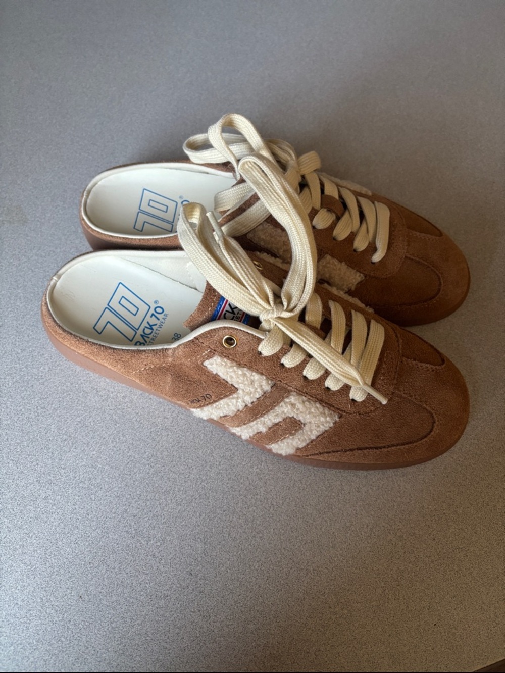 Women’s Athletic Clog Sneakers in Brown - Unbranded
